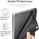 IPad 10.2 2019 7th Pencil Holder Slim Smart TPU PU leather Soft Edge Case Black