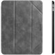 IPad 10.2 2019 7th Pencil Holder Slim Smart TPU PU leather Soft Edge Case Grey