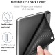 IPad 10.2 2019 7th Pencil Holder Slim Smart TPU PU leather Soft Edge Case Grey