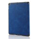 IPad 10.2 2019 7th Pencil Holder Slim Smart TPU PU leather Soft Edge Case Blue
