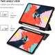 iPad Pro 11 Case 2020/2018 with Pencil Holder Protective Case Cover Soft TPU Black