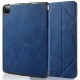 iPad Pro 11 Case 2020/2018 with Pencil Holder Protective Case Cover Soft TPU Blue