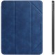 iPad Pro 11 Case 2020/2018 with Pencil Holder Protective Case Cover Soft TPU Blue