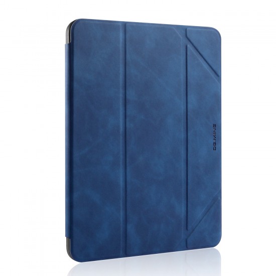 iPad Pro 11 Case 2020/2018 with Pencil Holder Protective Case Cover Soft TPU Blue