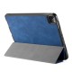 iPad Pro 11 Case 2020/2018 with Pencil Holder Protective Case Cover Soft TPU Blue