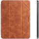 iPad Pro 11 Case 2020/2018 with Pencil Holder Protective Case Cover Soft TPU Brown