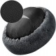 Soft Dog Bed Round Washable Plush Pet Kennel Cat Bed Mat Sofa Small 50cm