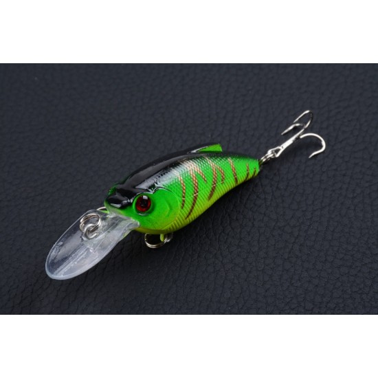 8x 7.5cm Popper Crank Bait Fishing Lure Lures Surface Tackle Saltwater