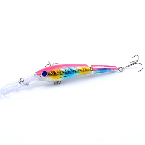 6x Popper Minnow 13.3cm Fishing Lure Lures Surface Tackle Fresh Saltwater