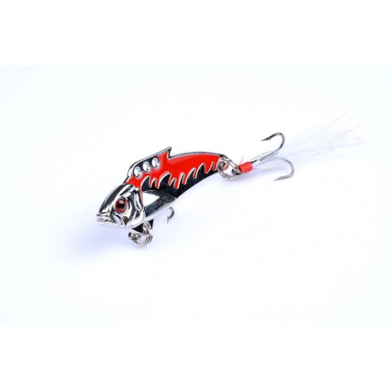 4X 8g Fishing Switchblade Blade VIBE VIB Metal Lures 50mm