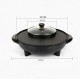 2 in 1 Non-stick Grill Oven Frying Cook Barbecue Teppanyaki BBQ Hot pot Pan 2 in 1 Non-stick Grill Oven Frying Cook Barbecue Teppanyaki BBQ Hot pot Pan