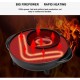 2 in 1 Non-stick Grill Oven Frying Cook Barbecue Teppanyaki BBQ Hot pot Pan