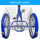 Adult Tricycles 7 Speed Adult Trikes 24 inch 3 Wheel Bikes Bicycles Cruise Trike