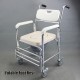 3-in-1 Mobile Rolling Chair Wheelchair Commode Bedside Toilet Chair Shower Chair 3-in-1 Mobile Rolling Chair Wheelchair Commode Bedside Toilet Chair Shower Chair