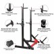 2 x Squat Barbell Pair Rack Bench Home Gym Weight Fitness Lifting Stand