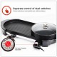 2 in 1 BBQ Barbecue Electronic Pan Grill Teppanyaki Hot Pot Steamboat