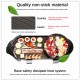 2 in 1 BBQ Barbecue Electronic Pan Grill Teppanyaki Hot Pot Steamboat 2 in 1 BBQ Barbecue Electronic Pan Grill Teppanyaki Hot Pot Steamboat
