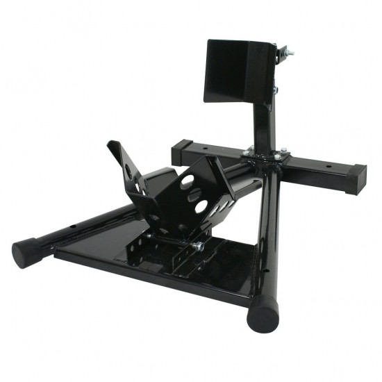 Motorcycle Motorbike Wheel Chock Lift Stand Self Locking Clamp Motorcycle Motorbike Wheel Chock Lift Stand Self Locking Clamp