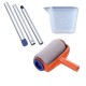 3 pcs Painting Roller Paint Tool Brush Kit Runner Plastic Cup Tube Home 3 pcs Painting Roller Paint Tool Brush Kit Runner Plastic Cup Tube Home