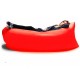 Inflatable Chair Portable Air Couch, Air Sofa Bag Lounge Red