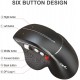 Wireless Gaming Mouse with USB Receiver 4 Side Buttons Wheel Ergonomic Design