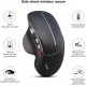 Wireless Gaming Mouse with USB Receiver 4 Side Buttons Wheel Ergonomic Design