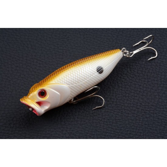 4X 8cm Popper Poppers Fishing Lure Lures Surface Tackle Fresh Saltwater