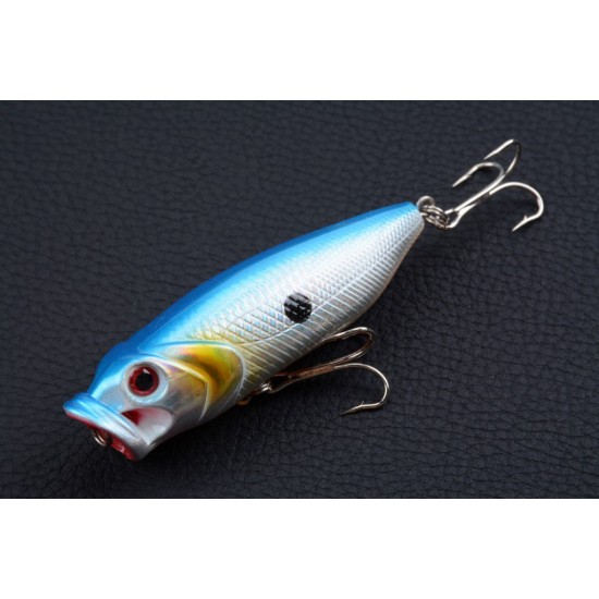 4X 8cm Popper Poppers Fishing Lure Lures Surface Tackle Fresh Saltwater