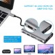 USB HUB C 10 in 1 Type C Adapter Dock 3 USB 3.0 Port 4K HDMI 1080P VGA RJ45 Ethernet