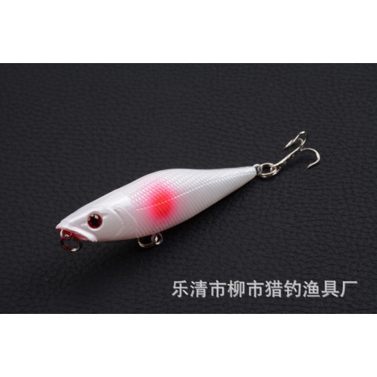 6X 7.5cm Popper Poppers Fishing Hard Lure Lures Surface Tackle Fresh Saltwater