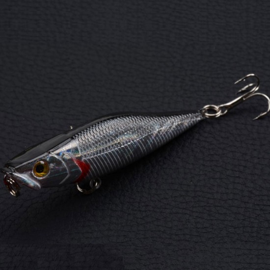 6X 7.5cm Popper Poppers Fishing Hard Lure Lures Surface Tackle Fresh Saltwater