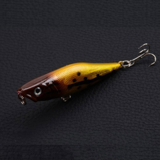 6X 7.5cm Popper Poppers Fishing Hard Lure Lures Surface Tackle Fresh Saltwater