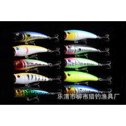 10X 6cm Popper Poppers Fishing Lure Lures Surface Tackle Saltwater