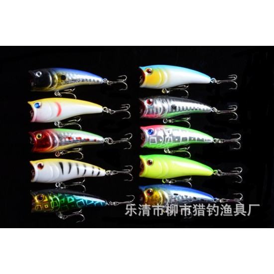 10X 6cm Popper Poppers Fishing Lure Lures Surface Tackle Saltwater