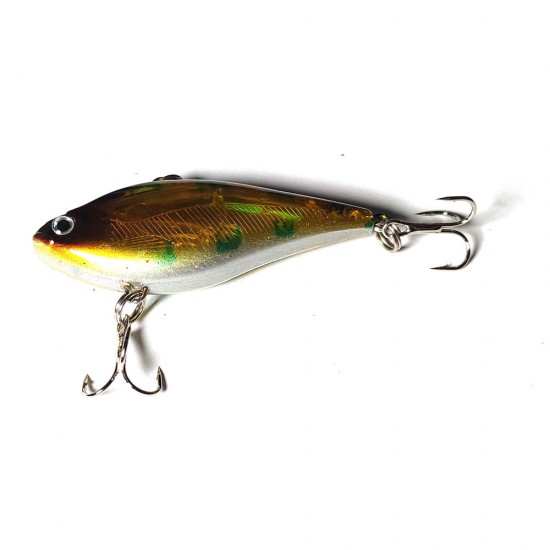 6x 6cm Vib Bait Fishing Lure Lures Hook Tackle Saltwater