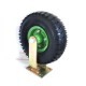 10Inch Fixed Castor Caster Pneumatic Tyres Tyre  Wheel Trolley Cart Wheelbarrow