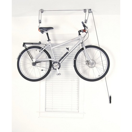 Kayak Bike Hoists Hanger Ladder Ceiling Mount 55 lb Capacity Hooks Pulleys