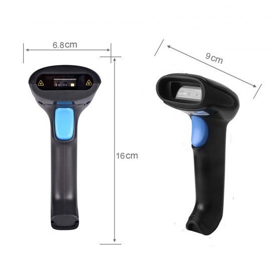 Wired Barcode QR Bar Code Screen Scanner Data 1D 2D Reader USB Cable Mobile Payment Store