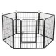 6 Panel Pet Dog Cat Bunny Puppy Play pen Playpen 80x80cm Exercise Cage Dog Panel Fence