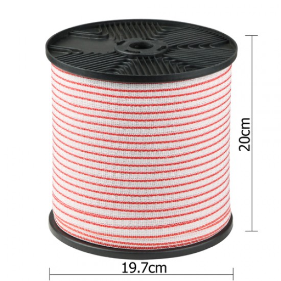 Giantz 400m Stainless Steel Polywire Poly Tape Electric Fence Giantz 400m Stainless Steel Polywire Poly Tape Electric Fence