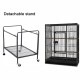 134cm Large Bird Aviary Cage Heavy Duty Parrot Budgie Parakeet Cockatoo Perch Cage Storage Shelf