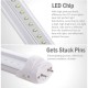 1.2M 18W 4500K Neutral White Ledtube LED Tube Fluorescent Bulb Frosted Cover