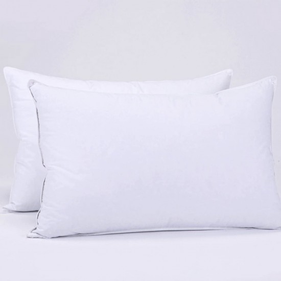 2 Premium Hotel 950g Pillows 74CM x 48CM Pillows Breathable Cotton
