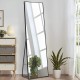 Aluminum Framed Slim Design Full Body Mirror Wall Mounted Bedroom Living Make Up