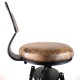 Vintage Industrial Rustic Bar Stool Kitchen Stool Swivel Chair Counter Height