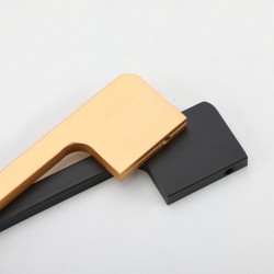 Slim Design Kitchen Cabinet Handles Drawer Bar Handle Pull Black / Gold 96MM 128MM 160MM 190 MM