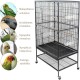 132cm Large Rolling Mobile Bird Cage Birdcage Finch Aviary Parrot Animals Playtop Stand Canary Finch