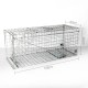 Humane Animal Trap Cage 108 x 40 x 45cm - Silver Humane Animal Trap Cage 108 x 40 x 45cm - Silver