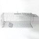 Humane Animal Trap Cage 108 x 40 x 45cm - Silver Humane Animal Trap Cage 108 x 40 x 45cm - Silver