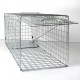 Humane Animal Trap Cage 108 x 40 x 45cm - Silver Humane Animal Trap Cage 108 x 40 x 45cm - Silver